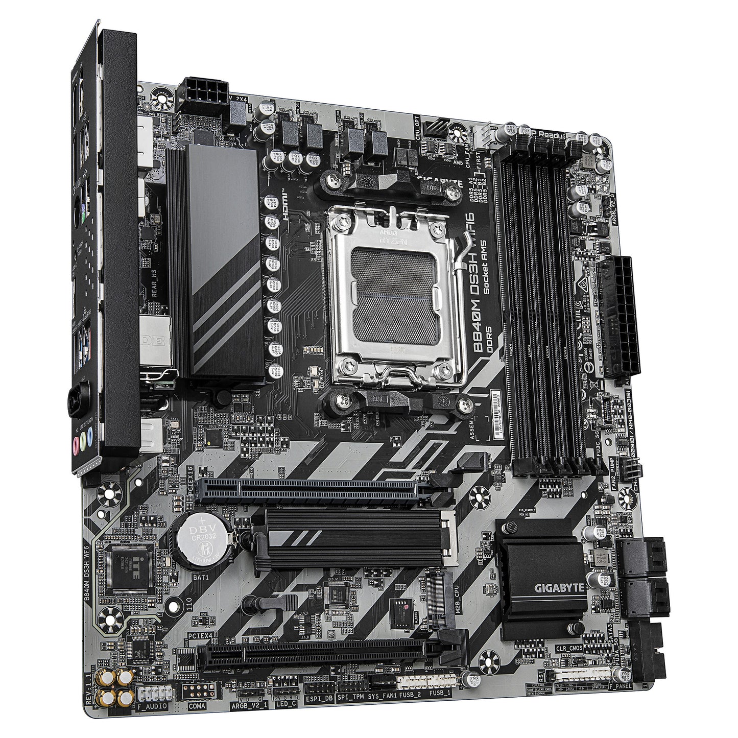 Gigabyte B840M DS3H WiFi6 (B840,AM5,mATX,DDR5)