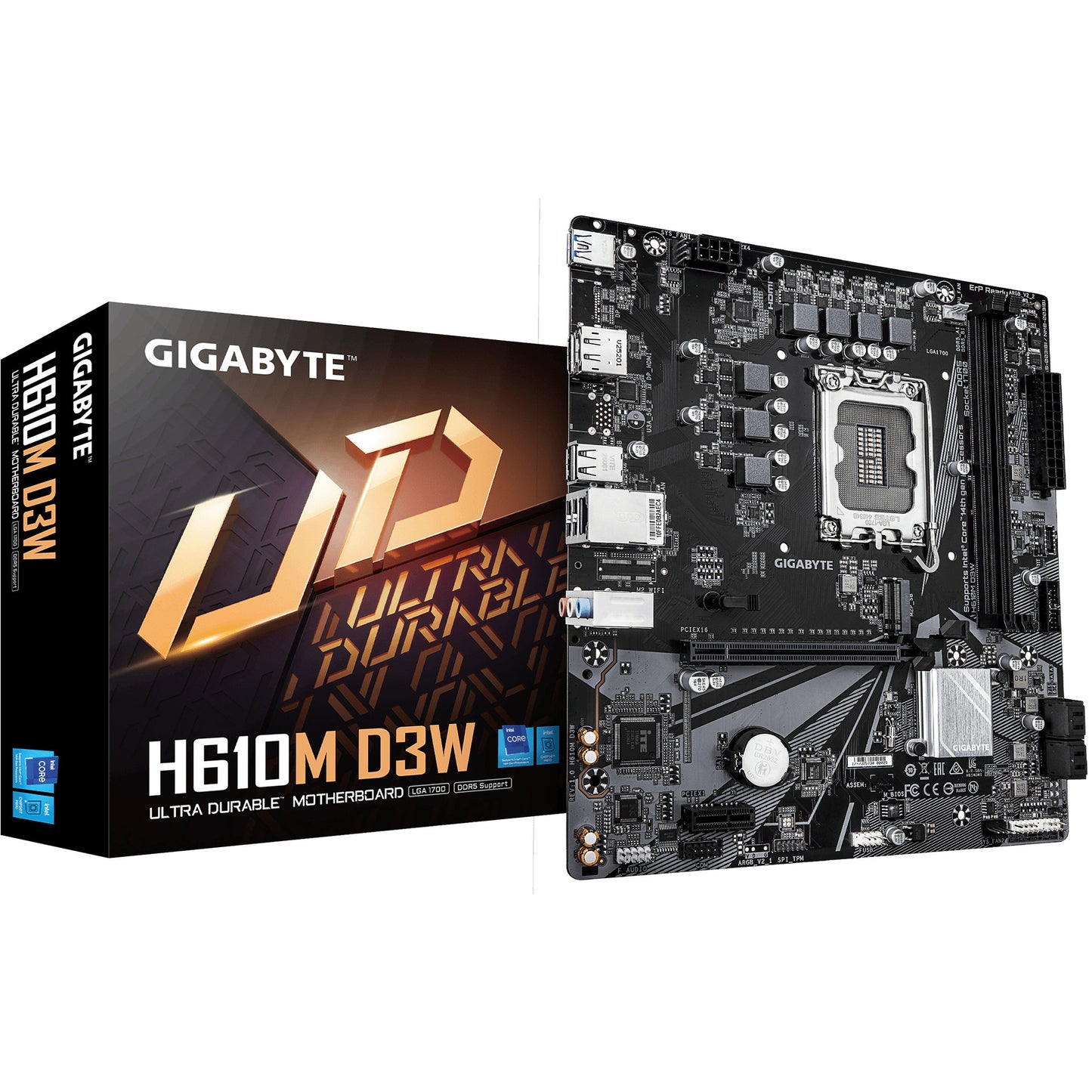 Gigabyte H610M D3W (H610,S1700,mATX,DDR5
