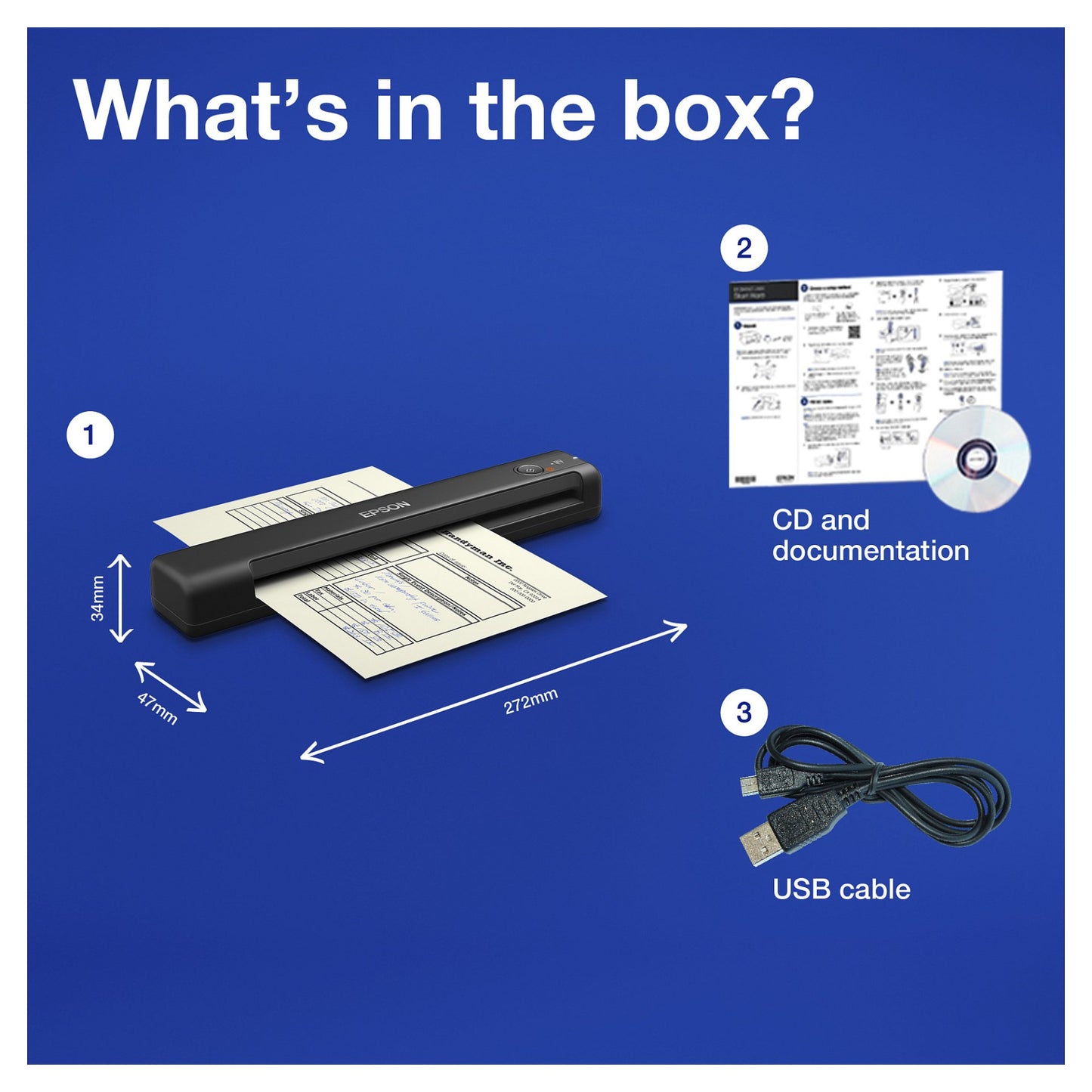 EPSON WorkForce ES-50 mobiler Scanner