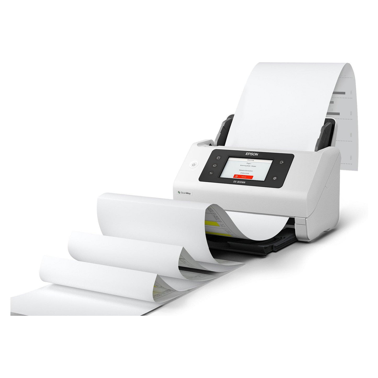 EPSON Scanner A4 network and Wifi autonome compatible with Open Platform 50ppm/100ipm feeder 100 sheets