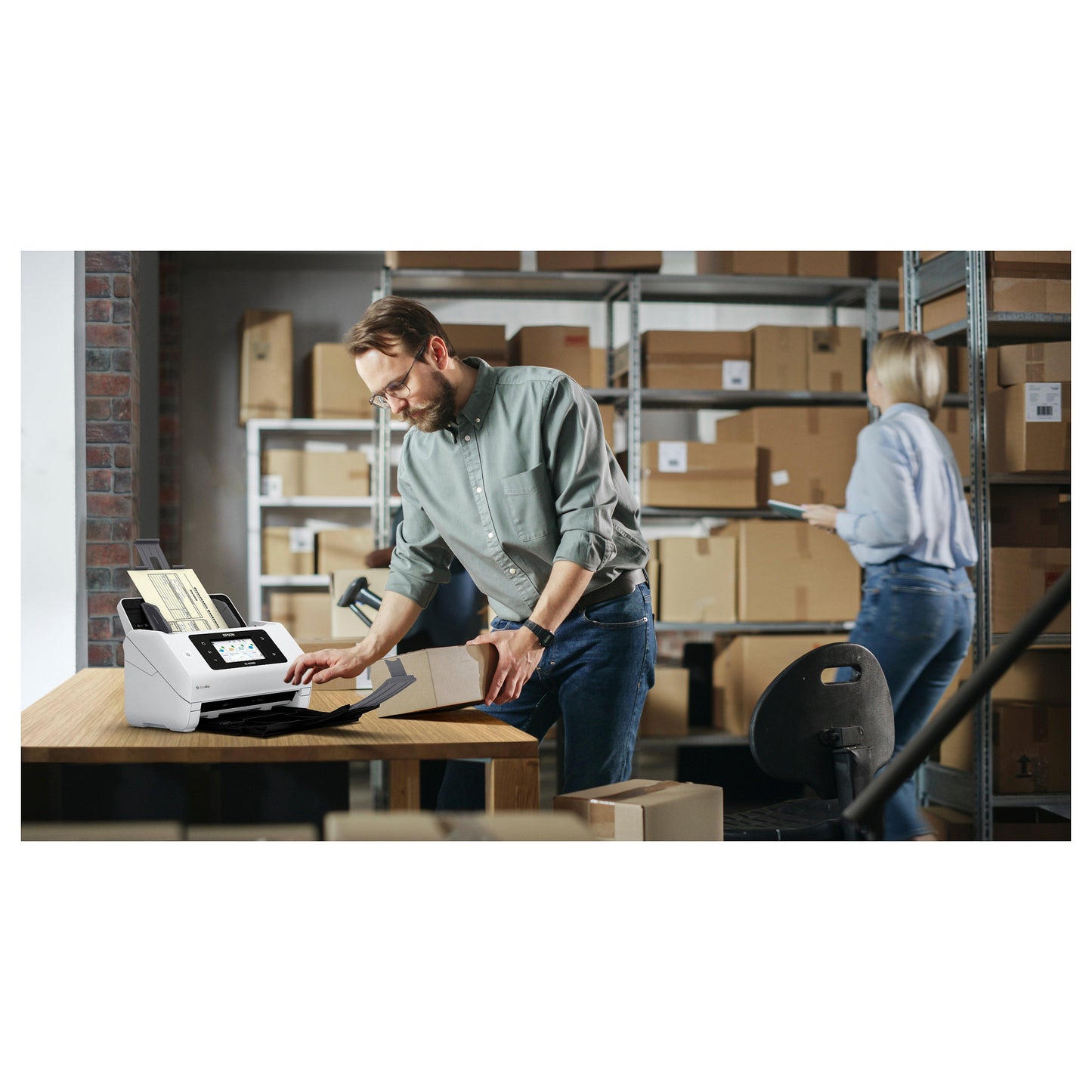 EPSON WorkForce DS-900WN Scanner A4 network and Wifi 70ppm/140ipm feeder 100 sheets