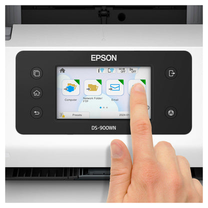 EPSON WorkForce DS-900WN Scanner A4 network and Wifi 70ppm/140ipm feeder 100 sheets