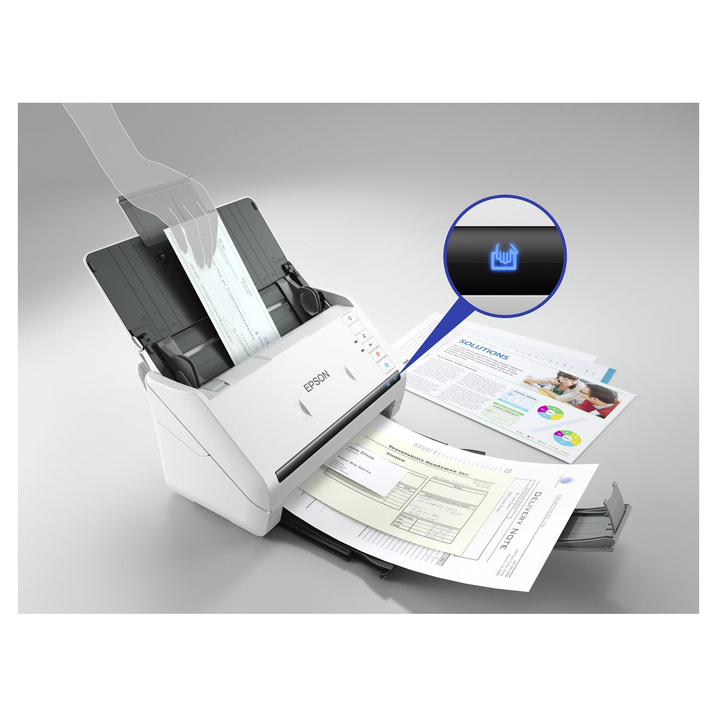 Epson WorkForce DS-770II AU - Duplex - 215.9 x 6096 mm - 600 dpi x 600 dpi