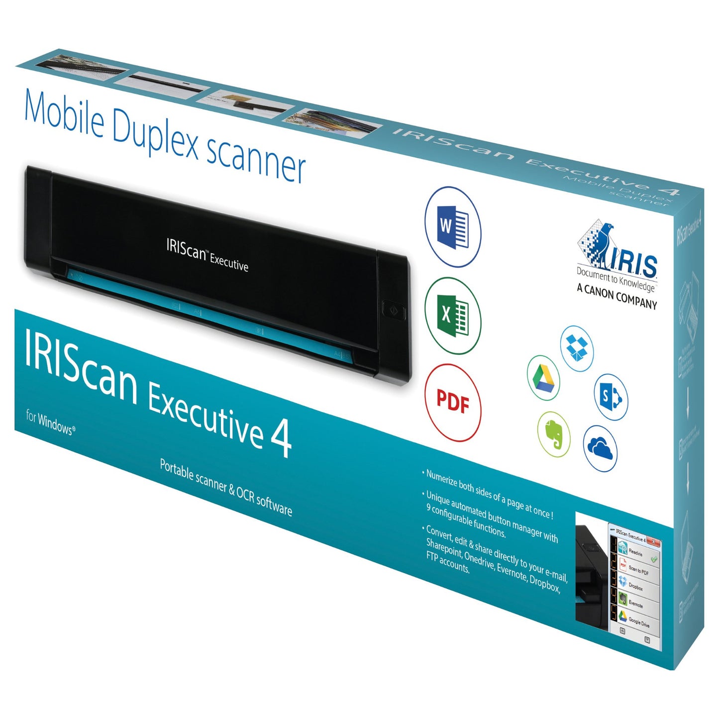 IRIS Scan Executive 4 Duplex Scanner Win,600dpi