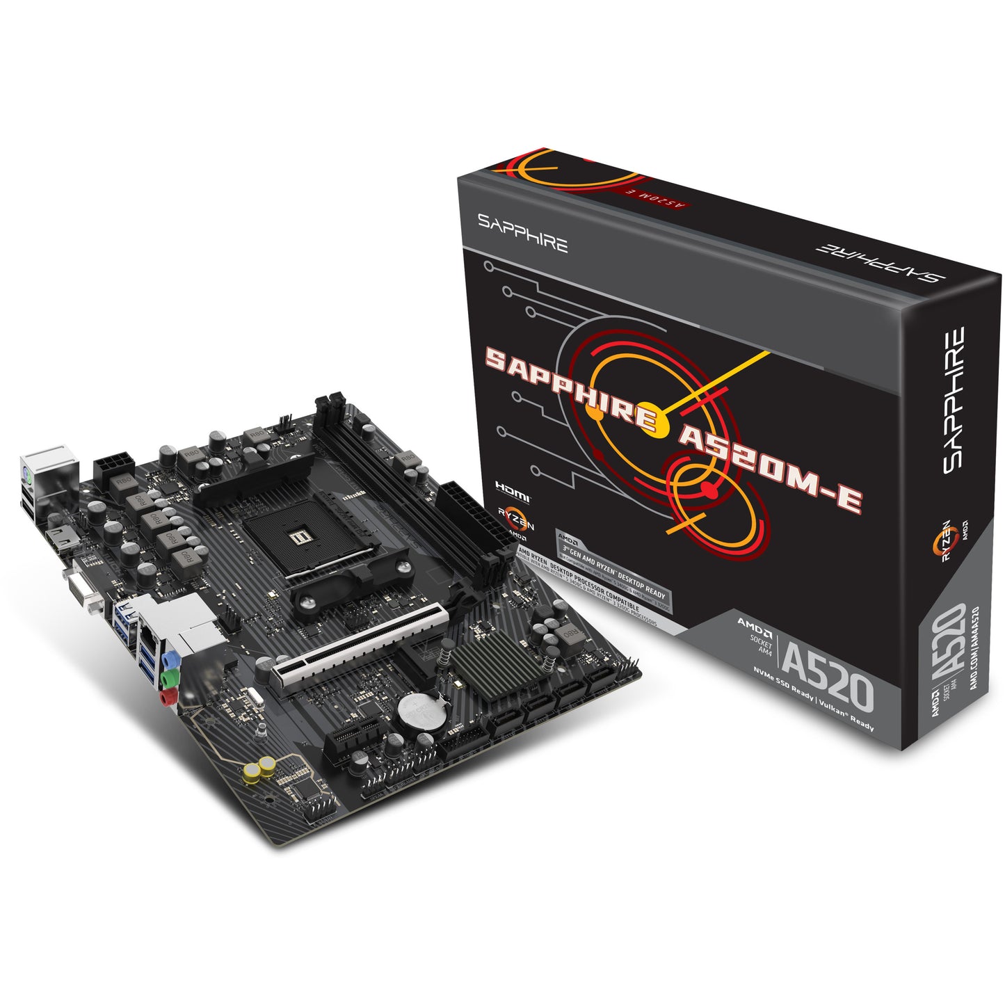 AM4 SAPPHIRE A520M-E 1xHDMI 1.4