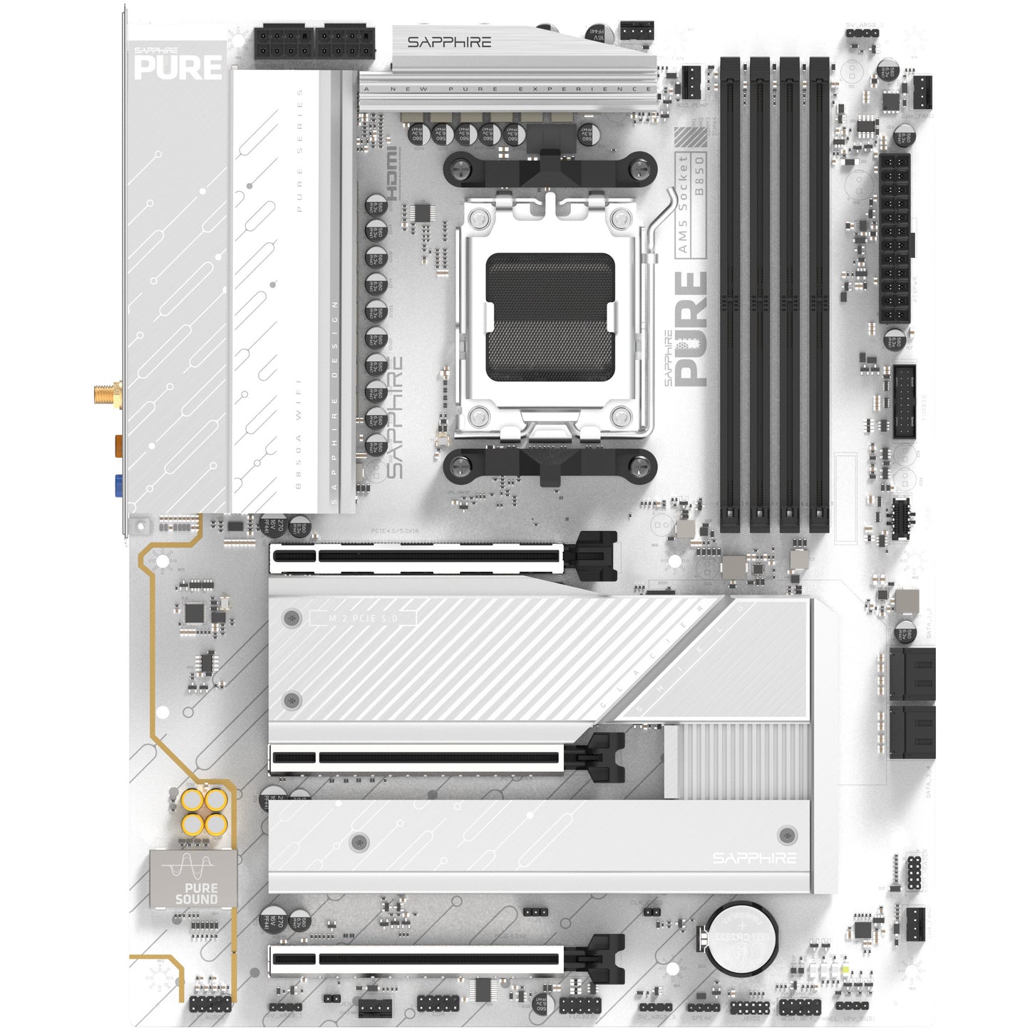 PURE B850A WIFI7 1xHDMI 1.4 1xDP 1.2