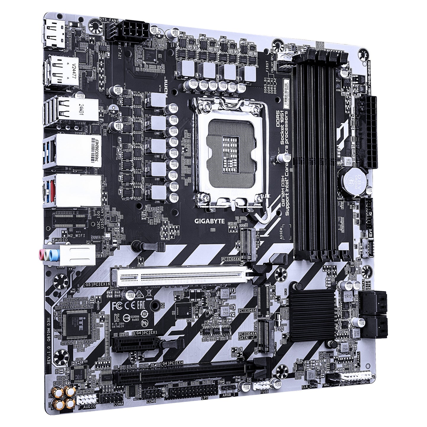 GIGABYTE Q870M D3H LGA1700 4xDDR4 4xSATA 3xM.2