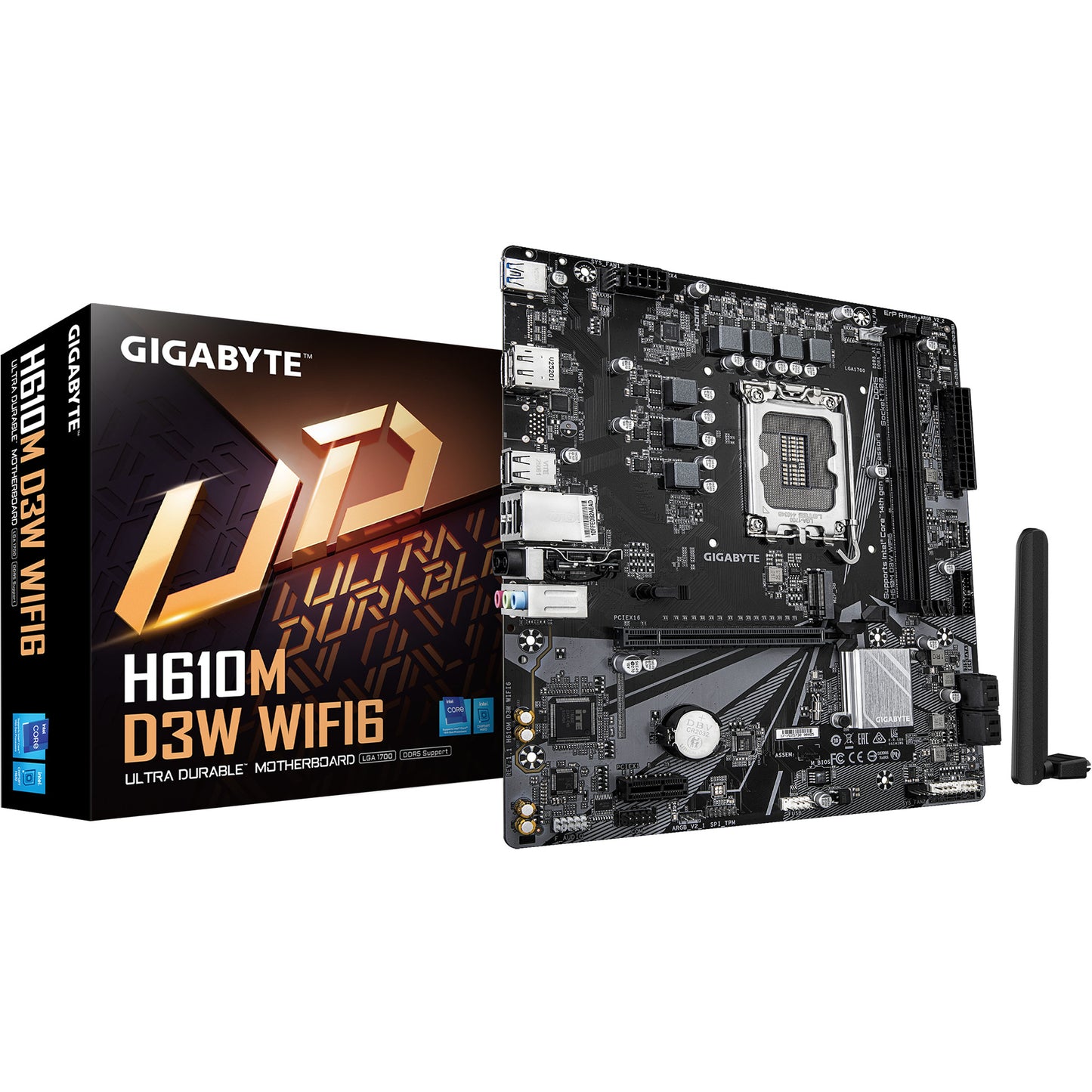 Gigabyte H610M D3W WF6 (H610,S1700,mATX,DDR5