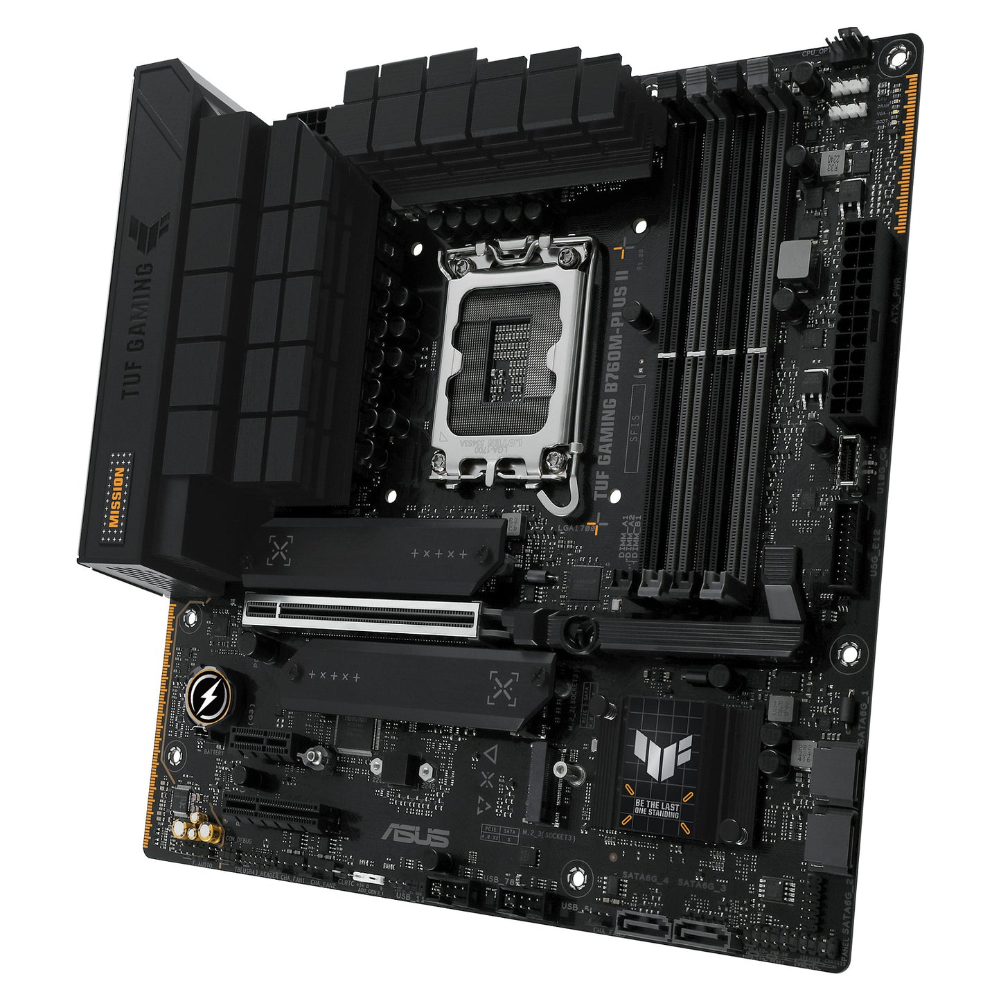 ASUS TUF GAMING B760M-PLUS II mATX Mainboard Sockel 1700 M.2/Thunderbolt 4