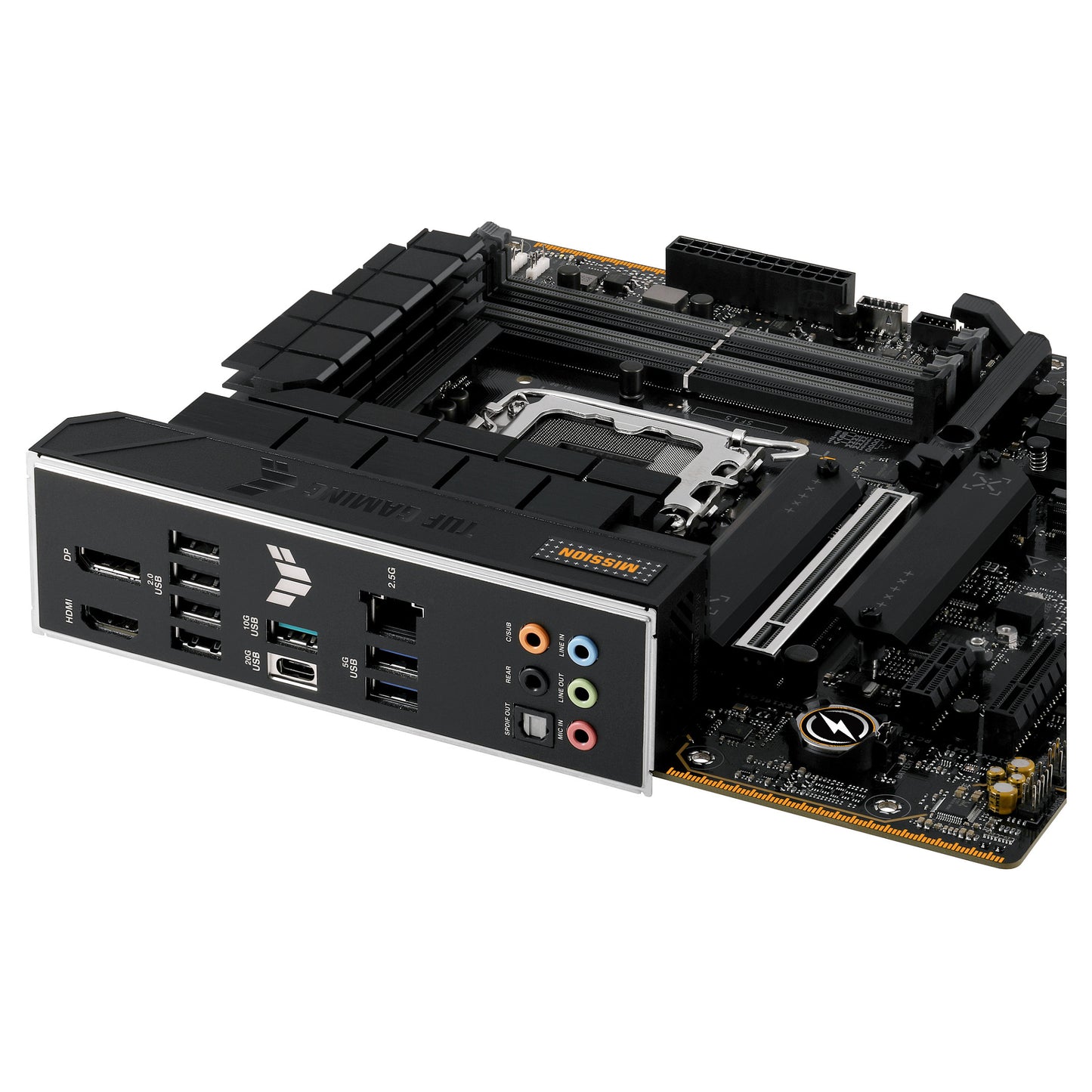 ASUS TUF GAMING B760M-PLUS II mATX Mainboard Sockel 1700 M.2/Thunderbolt 4