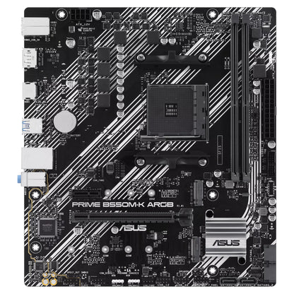 ASUS PRIME B550M-K ARGB (AMD,AM4,DDR4,mATX)