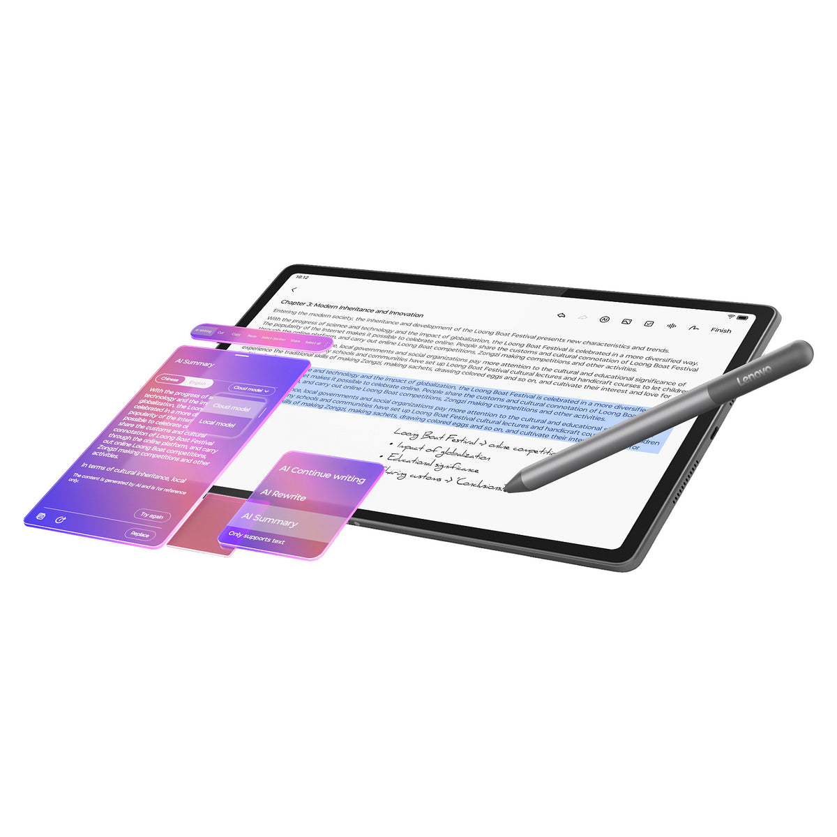 Lenovo Idea Tab Plus 8RAM 256GB Wi-Fi gray