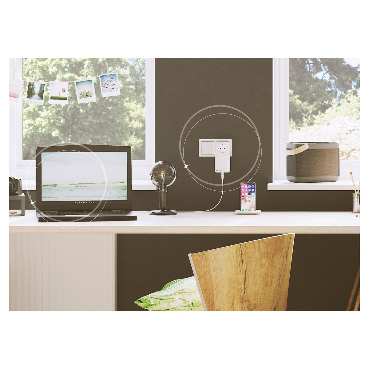 devolo Magic 2 LAN Powerline Adapter Powerline bis zu 2.400 Mbit/s, 1x Gigabit LAN
