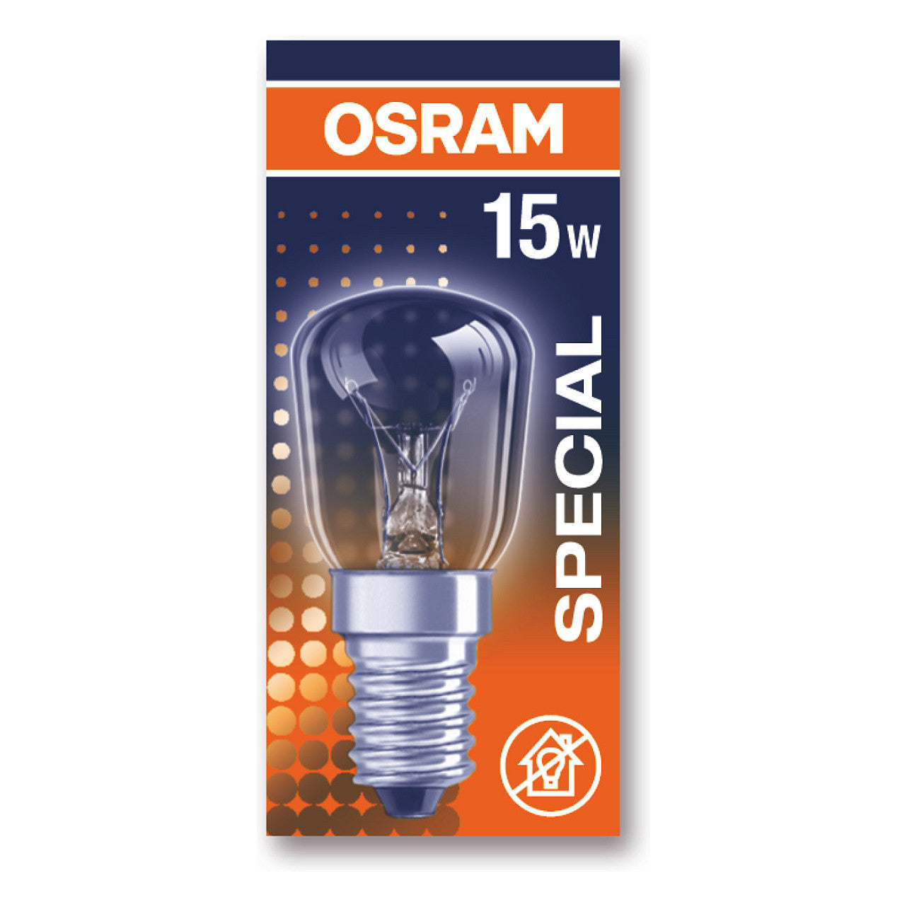 Osram Birnformlampe 15W klar 230V E14