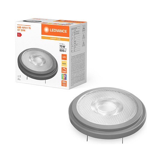 Osram AR111 75 40 11.7W 930 G53 S LED Reflektorlampe 800 lm 3000K G53 dimm