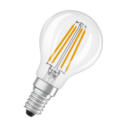 Osram CLP40 DIM 3.4W 827 FIL CL E14 P 3.4W 827 Clear E14 Dimmbare LED-Tropfen