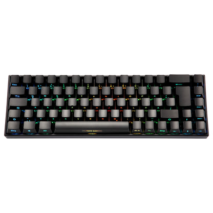 Deltaco DK440R Gaming Tastatur kabellos, Schwarz