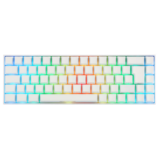 Deltaco Gaming Tastatur WK95R wireless, RGB, weiß
