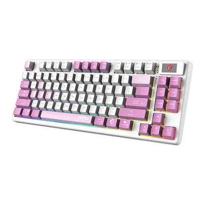 MSI FORGE GK600 TKL W Violet Gaming Keyboard retail