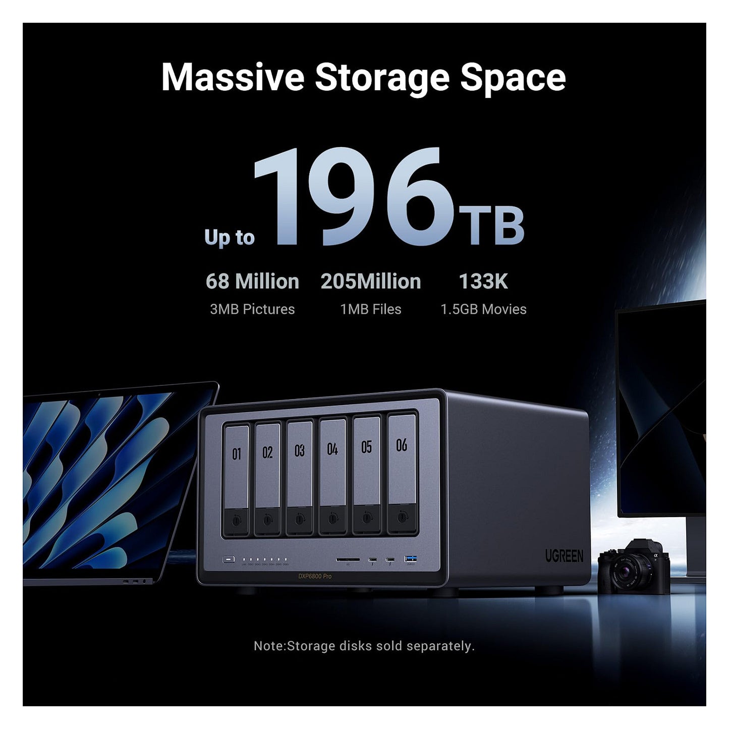 6-Bay Ugreen DXP6800 Pro