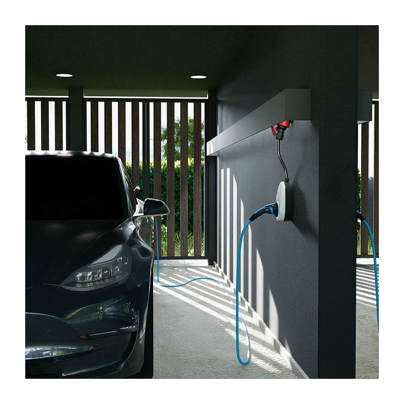 go-e Charger Gemini flex, 11 kW (16A 3-phasig) (wei/schwarz, mobile Ladestation)