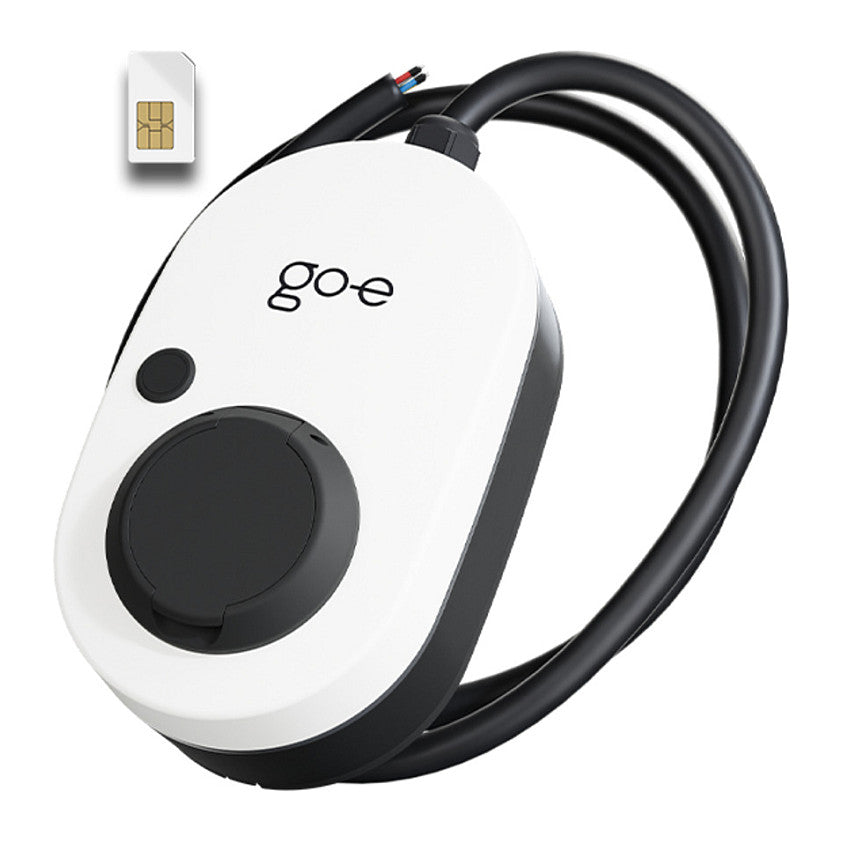 go-e Charger Gemini 2.0, 22 kW (32A 3-phasig) (wei/schwarz, ohne Kabel, 4G/LTE)