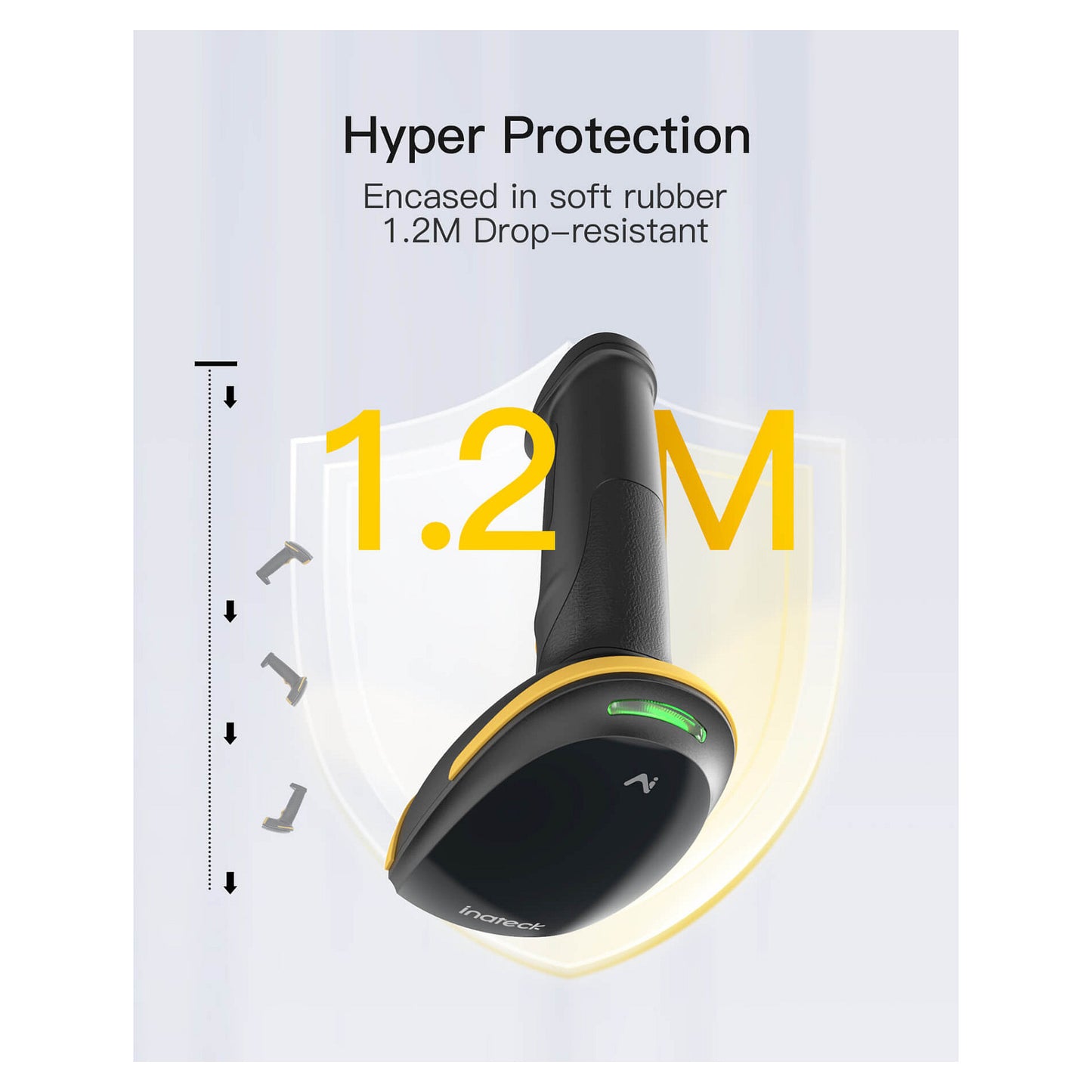 inateck Barcodescanner 21 AI black [BCST-21-AI_Black]