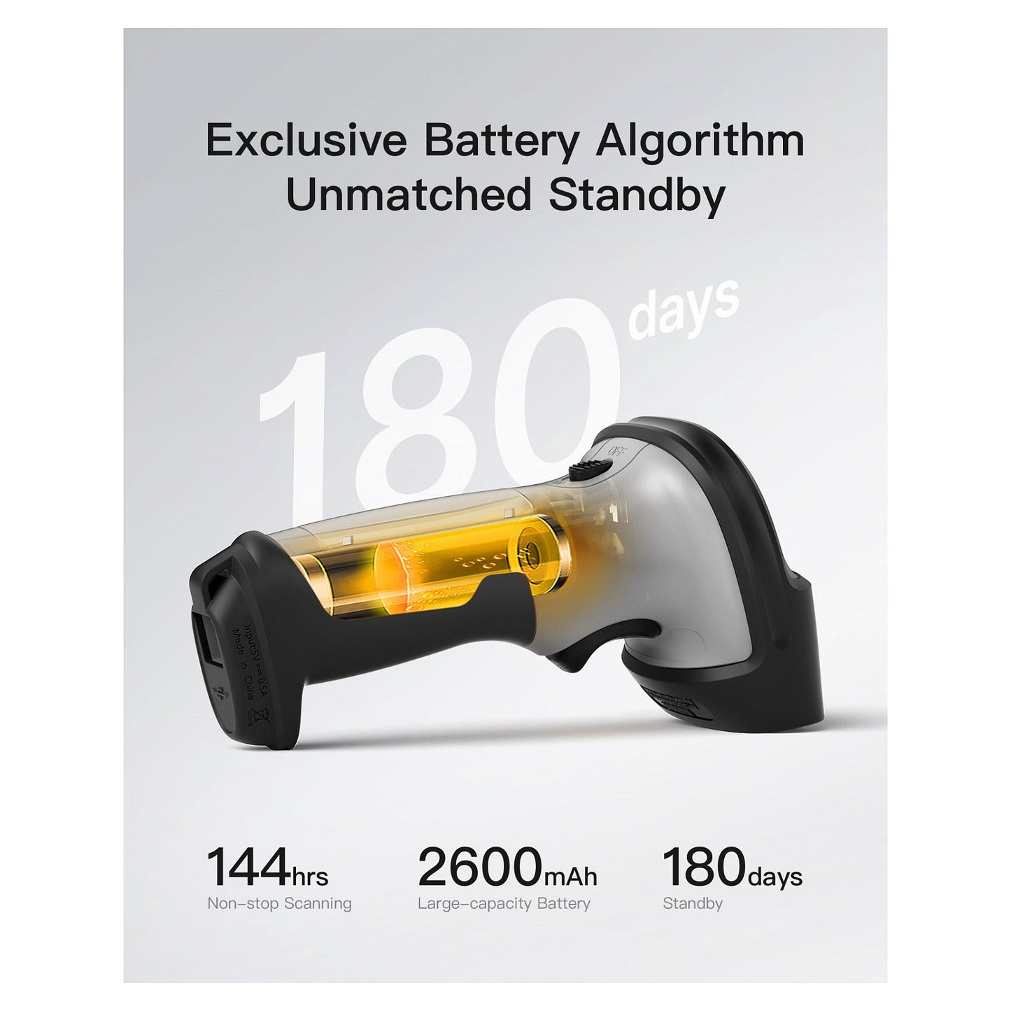 inateck Barcodescanner 70 AI gray [BCST-70-AI_gray]