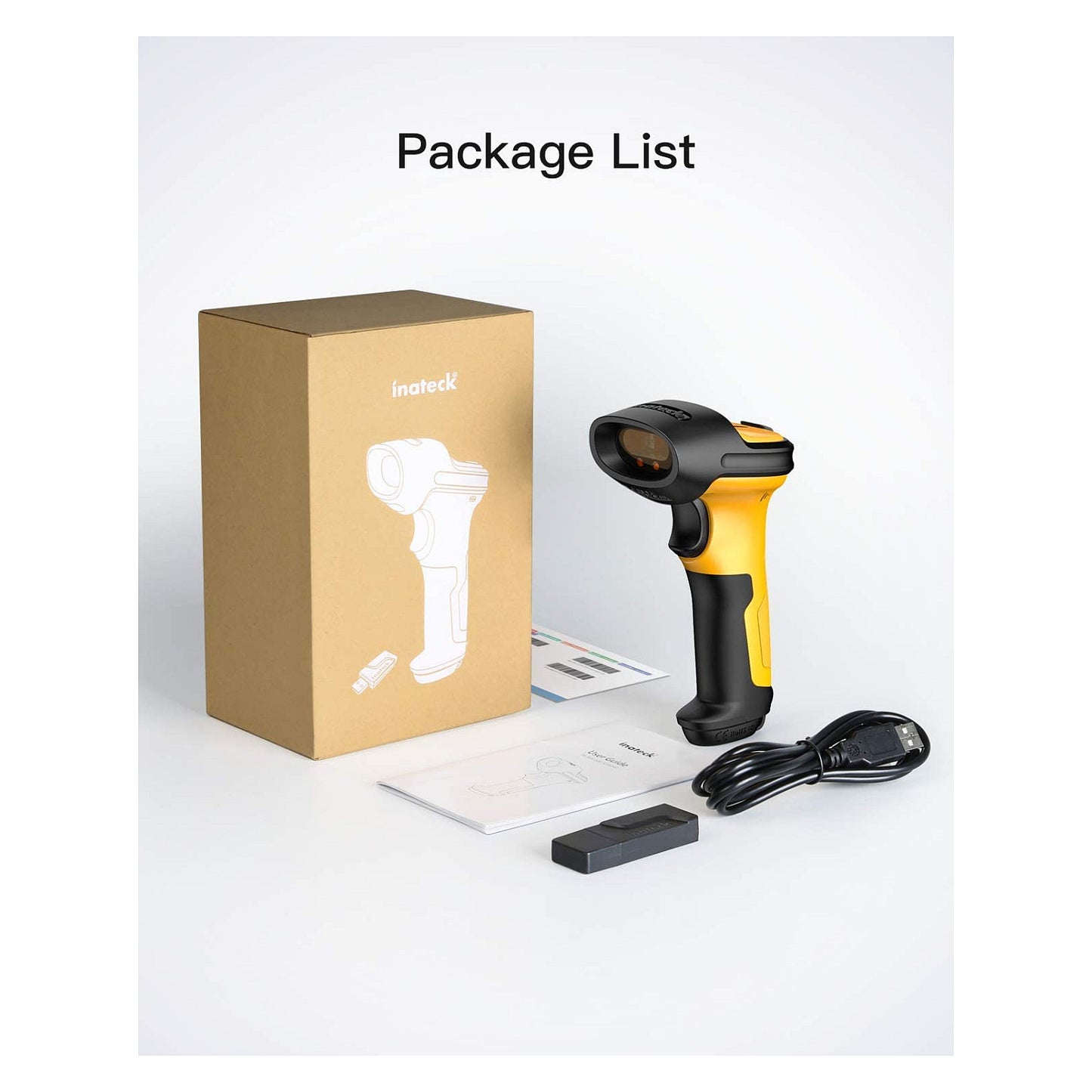 inateck Barcodescanner P6 yellow [BCST-P6_yellow]