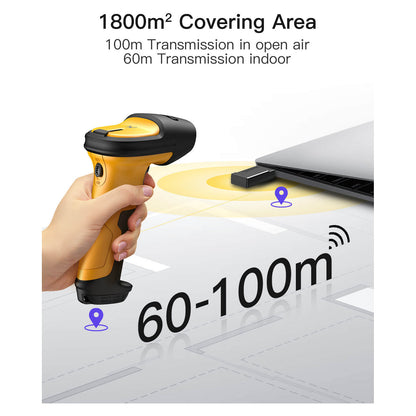 inateck Barcodescanner P6-AI yellow [BCST-P6-AI_yellow]