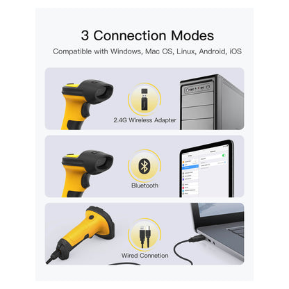 inateck Barcodescanner P6-AI yellow [BCST-P6-AI_yellow]