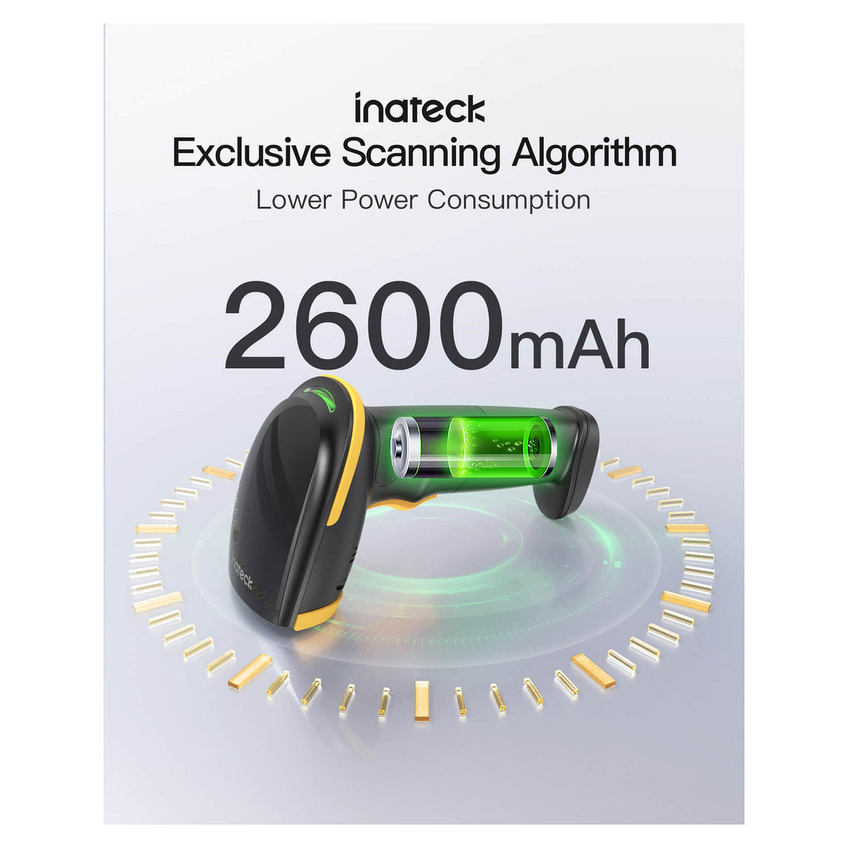 inateck Barcodescanner 23 black [BCST-23_black]