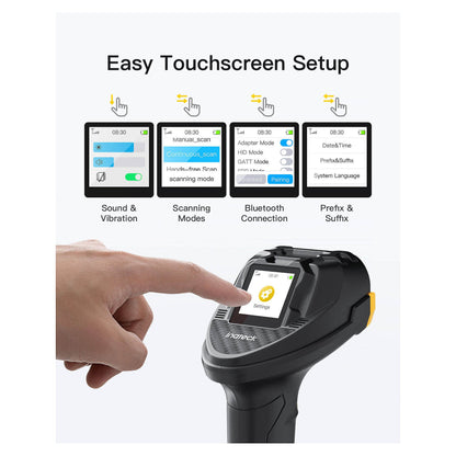 inateck Barcodescanner Pro 8 black [Pro 8_black]