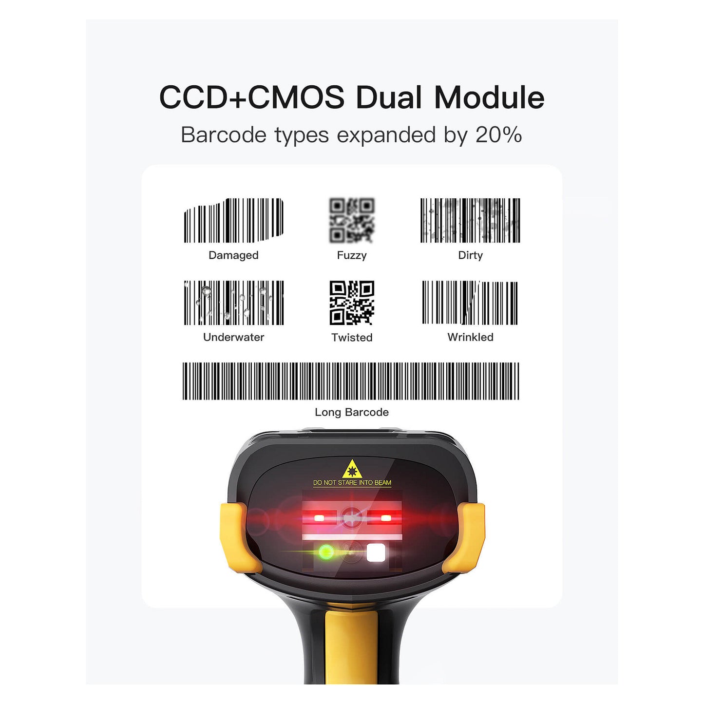 inateck Barcodescanner Pro 8 black [Pro 8_black]