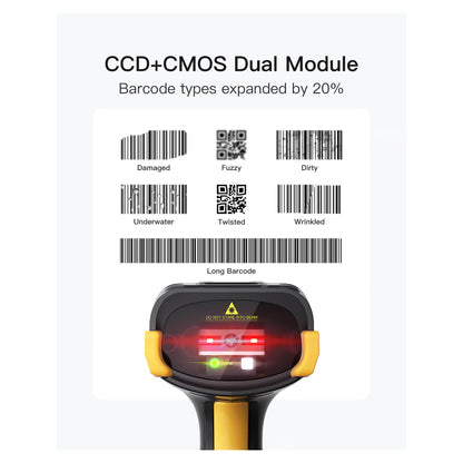inateck Barcodescanner Pro 8 black [Pro 8_black]