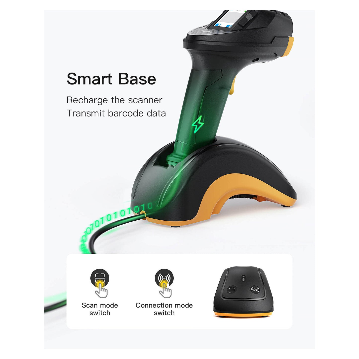 inateck Barcodescanner Pro 8 black [Pro 8_black]