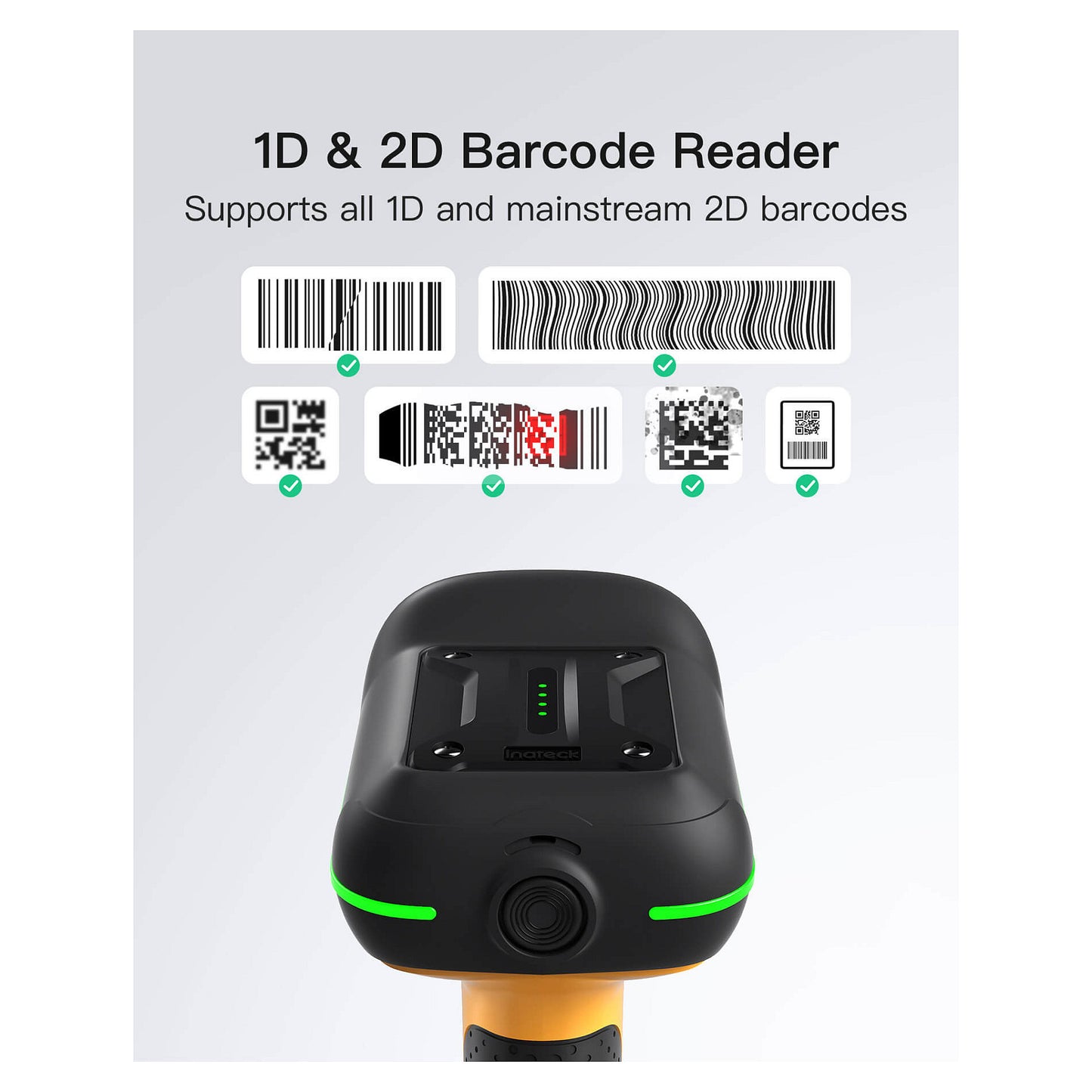 inateck Barcodescanner 75S black [BCST-75S_black]