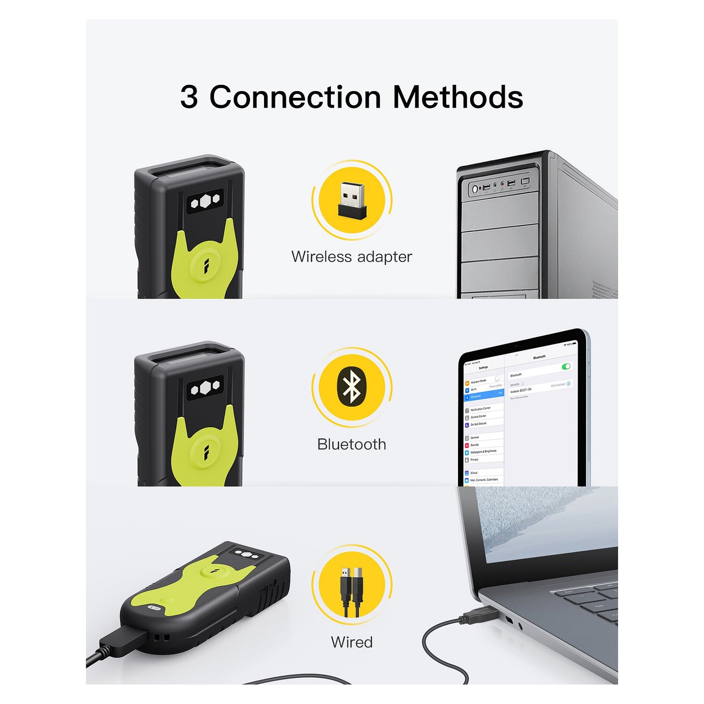 inateck Barcodescanner 42 green [BCST-42_green]