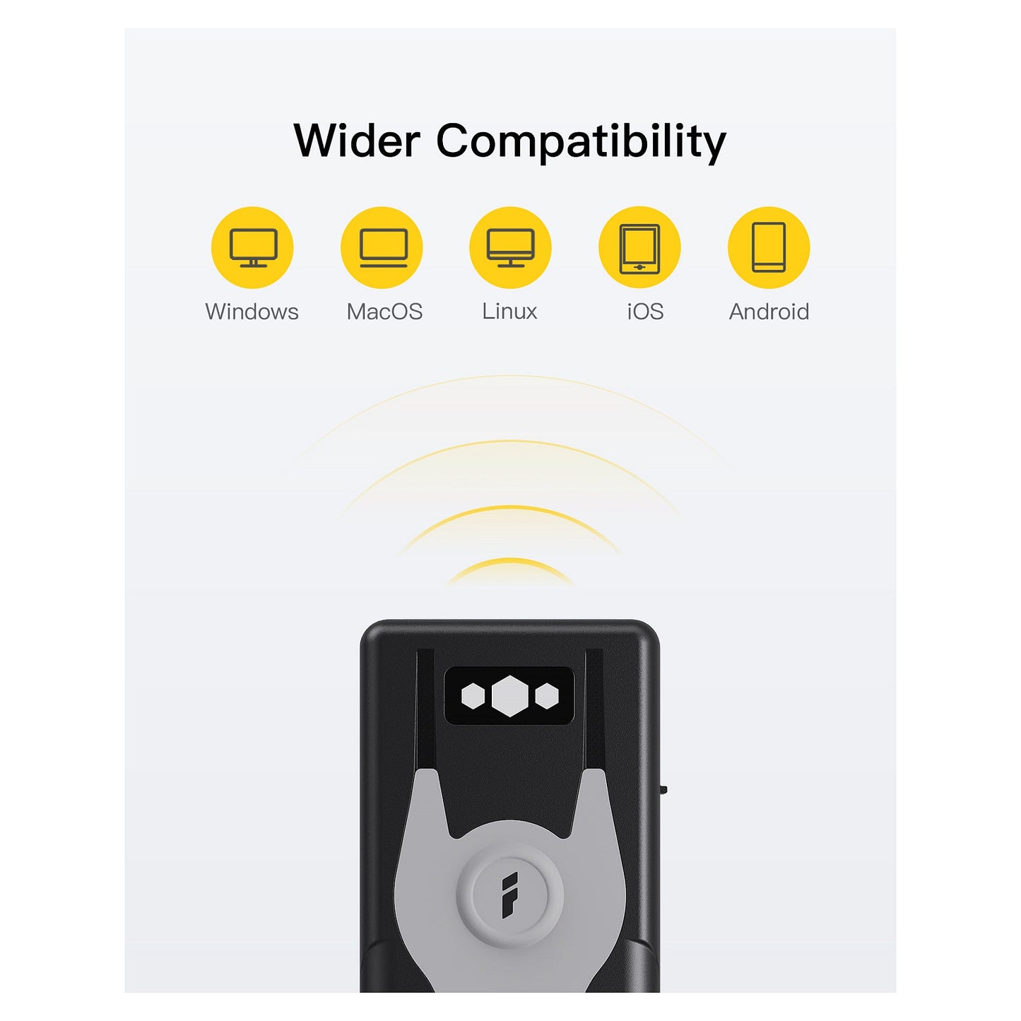 inateck Barcodescanner 43 gray [BCST-43_gray]