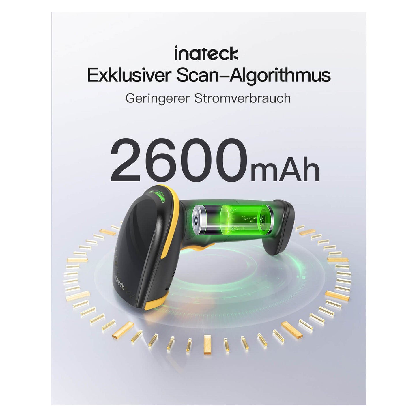 inateck Barcodescanner 35 black [BCST-35_black]