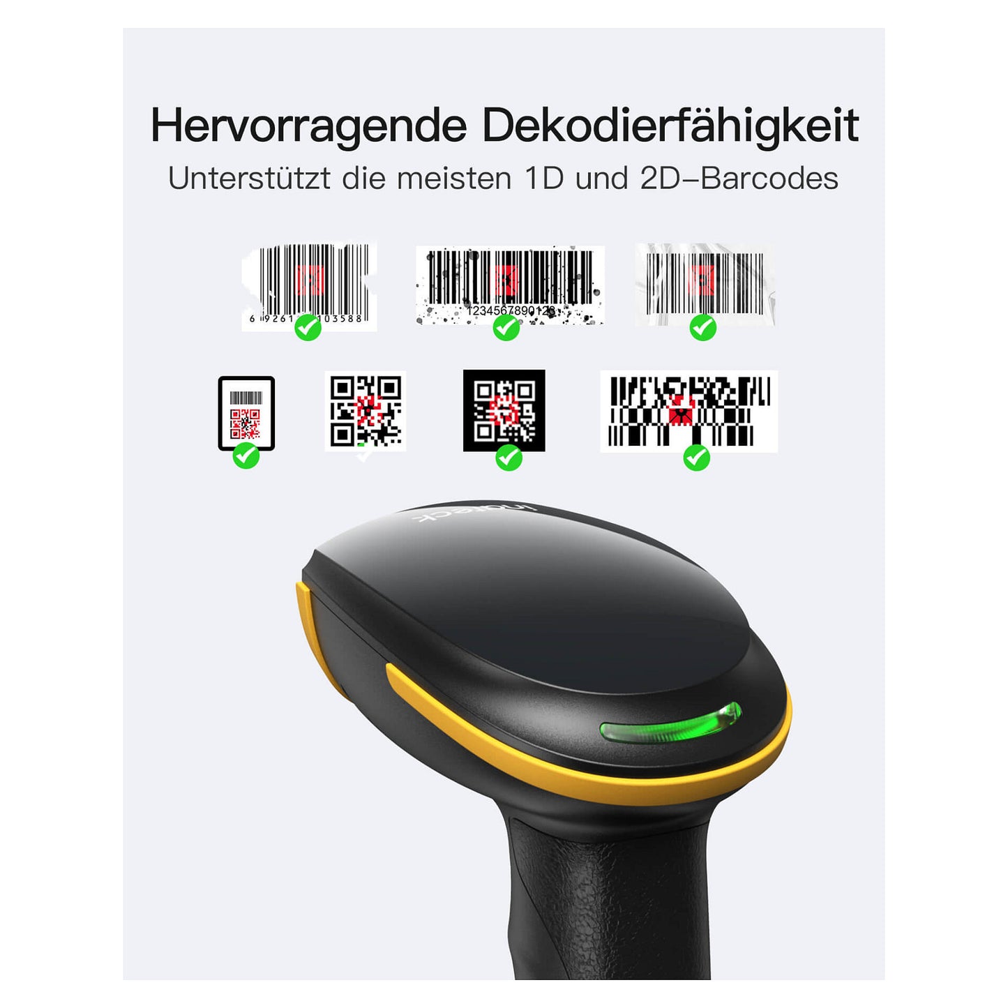 inateck Barcodescanner 35 black [BCST-35_black]