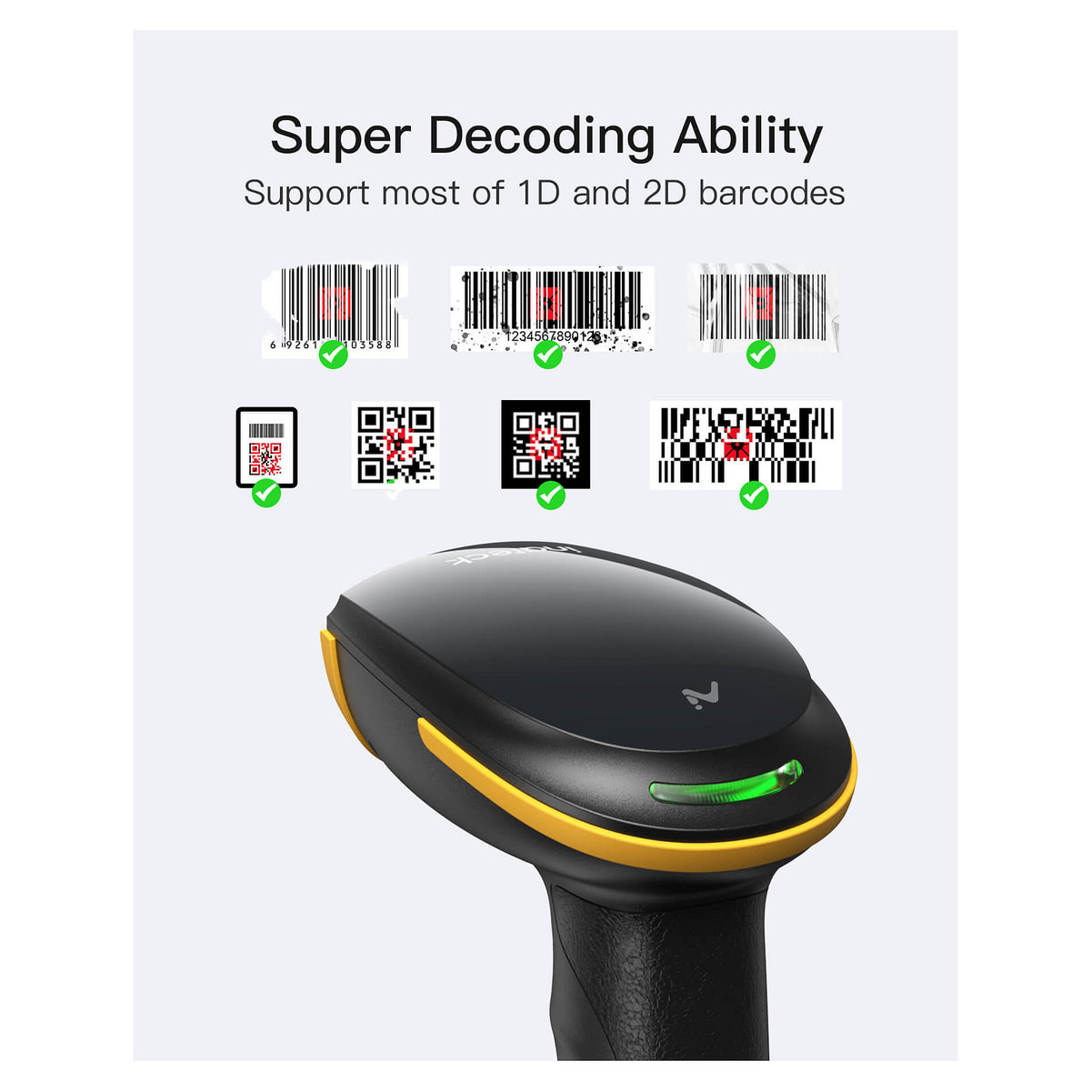 inateck Barcodescanner 36 black [BCST-36_black]