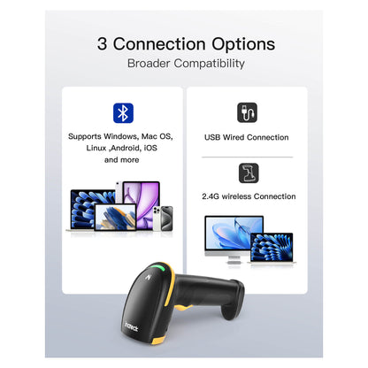 inateck Barcodescanner 36 black [BCST-36_black]