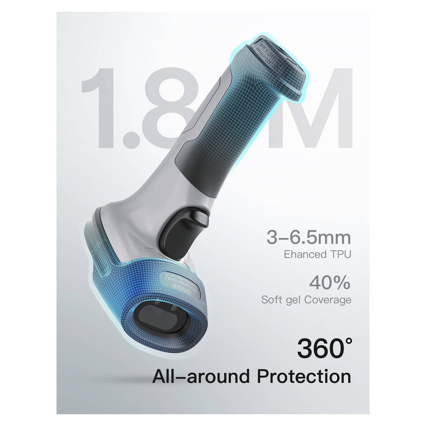 inateck Barcodescanner 72 gray [BCST-72_gray]