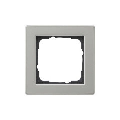 GIRA 021133 Abdeckrahmen 1f Gira E2 Edelstahl