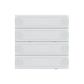 GIRA 5004003 KNX Tastsens.4 Komfort 4f TS4 Weiß