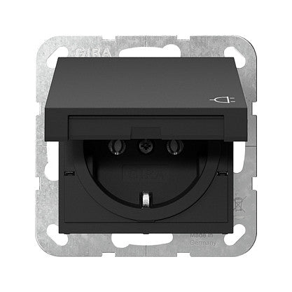 GIRA 4454005 SCHUKO KD System 55 Schwarz m