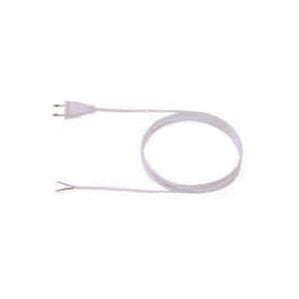 BACHMANN Zuleitung 2x0.75 3m schwarz H03VVH2-F Eurostecker einzelnverpackt