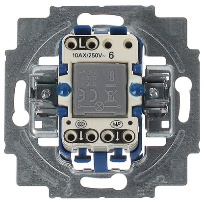 BUSCH JAEGER BJ 2000/6USGL Wechselschalter m.Beleuchtung