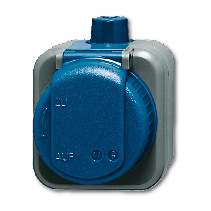 BUSCH JAEGER BJ 2300EWDI Steckdose m.Klappdeckel wasserdicht Busch-Duro 2000 WDI IP66